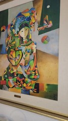 Lesver De Quiros Cuban Art Cuba Oil Painting 1991 Limited Edition Original