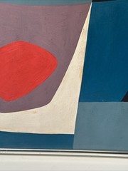 Mid Century Painting Abstract Cubist Cubism Duval Eliot Modernist Famous Rare