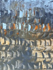 Original Abstract Painting, Nature, Neutral, Earth Tones, Minimalist Wall Art