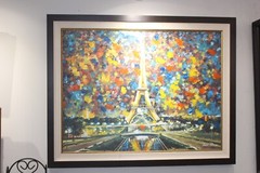 Leonid Afremov ”PARIS OF MY DREAMS“Limited Edition Giclee ( 46” X 34″ ) Framed