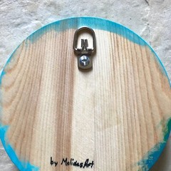 Hawaii Beach Original Painting on Wood, Maui Painting Art Wave Painting Art Gift