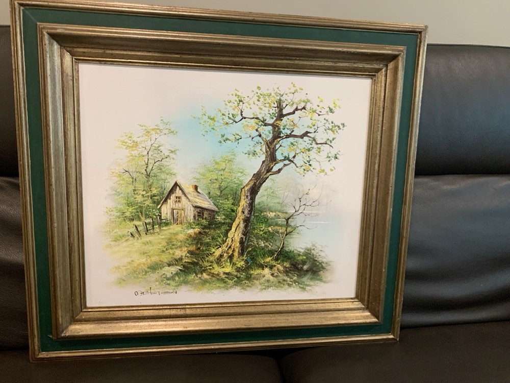 Vintage Original Oil Painting on Canvas Catherine Parker Melton 32”x28” Signed