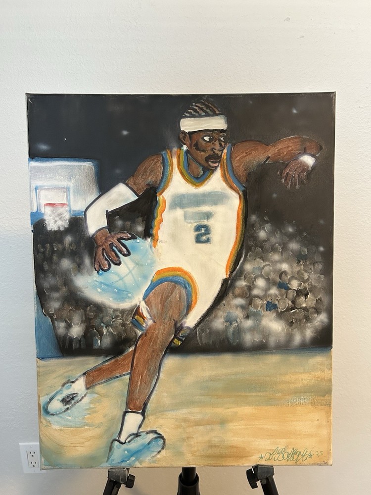 Shai Gilgeous-Alexander Large Acrylic Canvas, Unframed