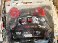 Original Painting 22×28 “Washer” graffiti street art poster size acrylic spray