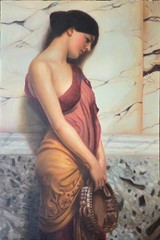 Original oil painting by listed artist Hamid Parvaresh, signed and dated.