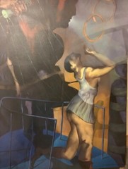 Cesar Menendez “The Marionette” Original Oil On Canvas