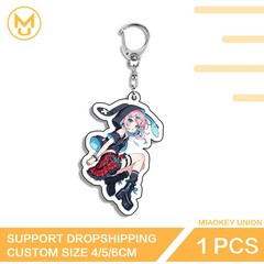 Goth Girl Keychain Military Adjustable Desk Ornament Stand Size Toys Hobbies