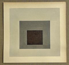 Original Vintage Abstract Minimalist Geometric Painting Oil On Paper Minimalist