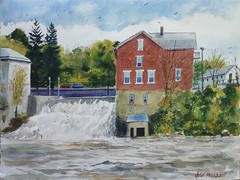 Original Painting in Watercolor “ Vermont, Usa “ 16″x 12″ NOT A PRINT