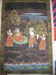 Beautiful Hand Painting on Silk