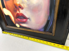 Taylor Swift Midnights Oil Painting 18×22 Framed Original Madison Gregory Art