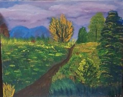 The Path, Acrylic Painting – 16×20 Hand Painted Artwork on Canvas