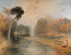 J.M.W. Turner Signed Hand-Painted Oil Painting on Canvas 20×28 in Romanticism..
