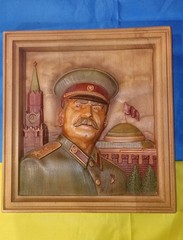 Joseph Stalin Rule Soviet Union wooden Poster Wall Art,Decor Cold War memorabili