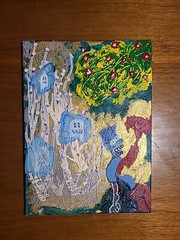 Original Painting Bart Gets His Soul Blown Out Simpsons Weird Lowbrow Ghost Tree