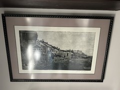 VINTAGE PRETTY FRAMED SIGNED GILLIAN D. KEMPER PICTURE WITH FREE SHIPPING