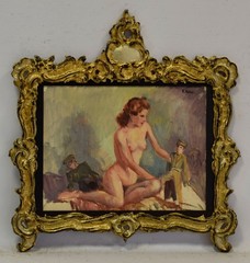 Rudolf Hann (1886–1975) Artprice, Nude, oil, attributed.