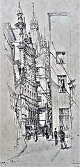 Robert AUSTIN (1895-1973) Original DRAWING in Graphite Museum FRAMED dated 1919