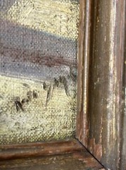 RUTH SEGAL PAINTING AMERICAN NEW YORK STILL LIFE WINDOW VIEW ANTIQUE LISTED OIL
