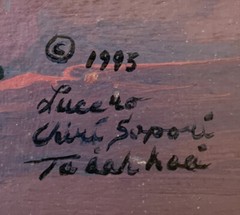 Painting Native American Indian Portrait Eagle Dancer ￼Signed Original Vtg 1993￼