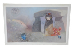 LUIS EADES (1923-2014) OIL ON CANVAS „MISS“ 1987