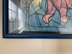 Marc Chagall Serigraph Lithograph MID CENTURY Modern Art Eames ERA