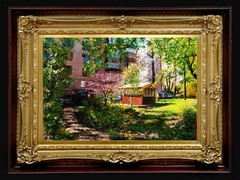 Original Oil Painting Arseni – SPRING FLOWERING 12″x8″ Impressionist Garden Art