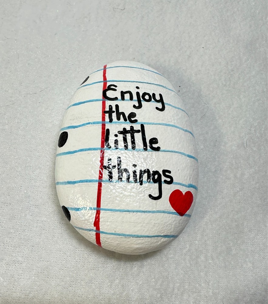 Rock, Hand Painted , Stones, With a Message