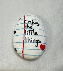 Rock, Hand Painted , Stones, With a Message