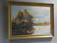 Rudi Rieber – See, Öl/Lwd., 59 cm x 79 cm