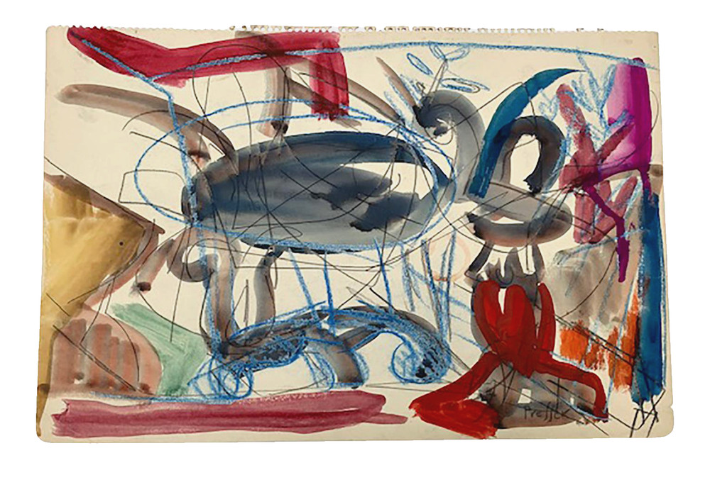 Josef Presser Abstract Composition