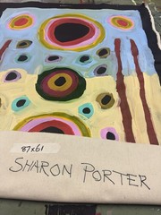 Sharon Porter Napangardi 💕💕Aboriginal Art COA Supplied 87cm X 61cm, SPJO-3