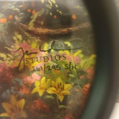 Thomas Kinkade „Italian Cafe “ Signed Numbered LARGE Framed Ltd Ed 27×36″ w/ COA
