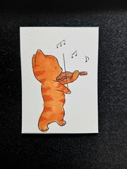 Aceo Mixed Media Art Card
