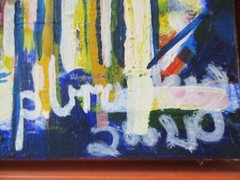 VINTAGE CONTEMPORARY PAINTING ABSTRACT EXPRESSIONISM MODERNISM CUBISM CUBISM