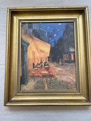 The Masterpiece Collection on Canvas Vincent Van Gogh Café Terrace at Night Art
