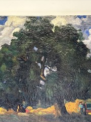 Antique Painting 1910’s Impressionist California Henry Lovins Large Oil Famous
