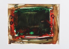 Janet Lippincott Original Watercolor Painting Abstract Modern Art New Mexico