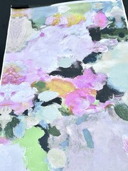 Painting By UK Artist Kimberly Godfrey Large Oil On Canvas 34”x 63”