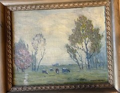ORIGINAL ART: Impressionist Artist Clark S. Marshall