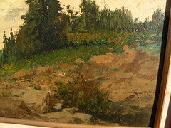 Laszlo Neogrady 1896-1962 earlier mountain landscape painting Hungarian artist