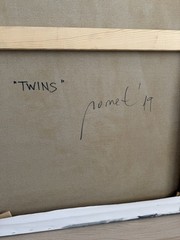 Paco Pomet “TWINS” 2019 Large Canvas Oil Painting Wall Art