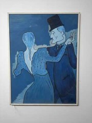 FINE ART: Antique Oil canvas piece – Signed & Dated ( very rare )