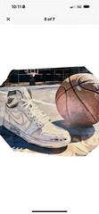 Air Jordan I NEW Large Canvas Dorm Pop Art Nike Basketball Modern Air Force 1