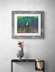 Robert Carroll „Herone – Herone“ Acrylic On Panel 50×39 Cm Naturalist