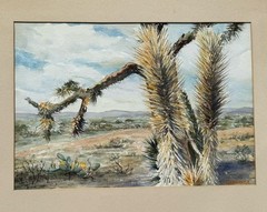 Raymond Peers Freemantle Texas Signed Watercolor