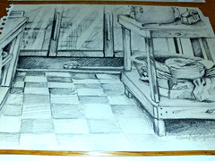 Original Graphite Pencil Sketch Lot of 3 Drawings On Paper 1980 Signed 6″x9″