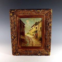 Oil Painting on Panel by French artist Louis Gaidan (1847-1925)