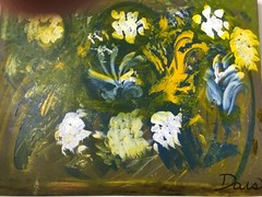 ORIGNAL ACRYLIC PAINTING ON CANVAS MADE IN AMERICA WITH OOAK CERTIFICATE 30X24