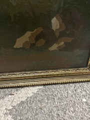 “BLUE BOY“ BY THOMAS GAINSBOROUGH FAMOUS REPRODUCTION GOLD FRAMED LARGE PRINT